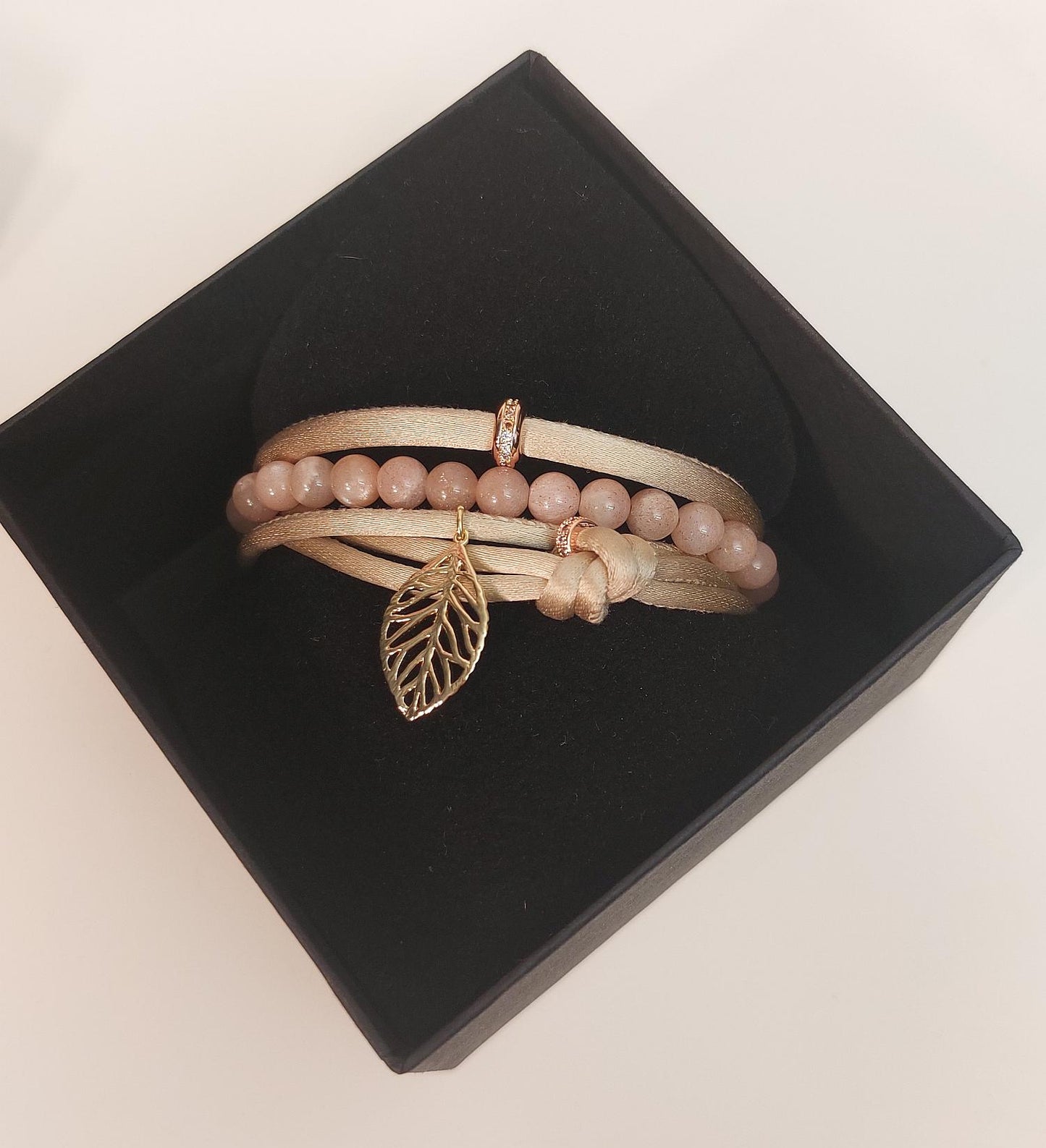 3 - teiliges Armband Set mit Sonnensteinen