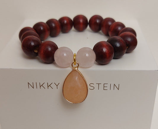 Perlenband RED COFFEE